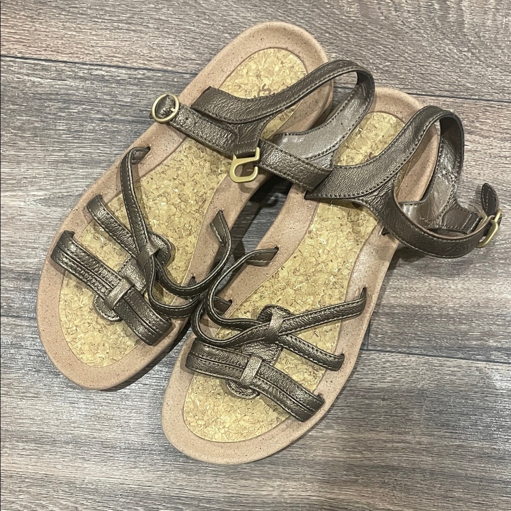 Asics Bronze Strappy Sandals